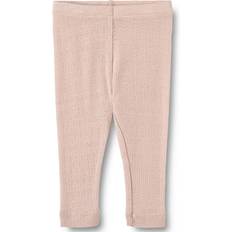Wheat Babyer Bukser Wheat Agi Uld/Silke leggings Rosa mdr/68