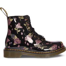 Dr. Martens Boots Dr. Martens 1460 Boot Kids' Girl's Black Floral Print Youth Boots