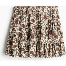 H&M Skirts H&M Patterned Mini Skirt Black