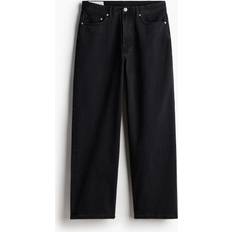 Normal Waist Jeans H&M Fairfax Baggy Jeans - Dark Grey