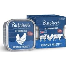 Butcher s Original Mix Saftiga Oxpâtéer Våtfoder för Hundar