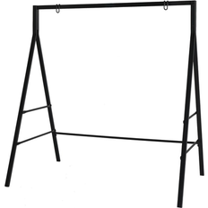 Bed Bath & Beyond 66 in 2-person Iron Porch Swing Stand - Black