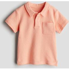 Polo Shirts H&M Cotton Terry Polo Shirt Orange 18M 12-18M