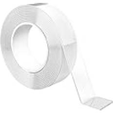 Grifema Doppelseitiges Klebeband Extra Stark 2 Rollen x 3 Meter Nano Tape Strapazierfähig