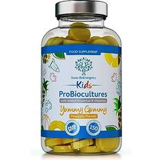 Swiss Bioenergetics Kids Probiotics Multi-Strain Gummies - Natural Pineapple Flavour