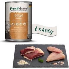 Venandi Animal Venandi Geflügel 6 x 400 g Katzennassfutter