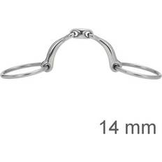 Brides et Accessoires Horse Guard Mors 2 Anneaux Pour Cheval - Argenté