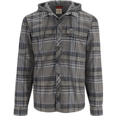 Checkered - Men Jumpers Simms M's Coldweather Hoody - Variant Gunmetal Neo Plaid