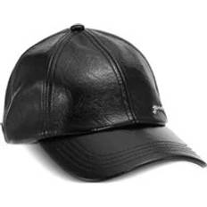 Ganni Dame Kasketter Ganni Signature Faux Leather Baseball Cap