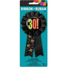 Rubans pour Cadeaux Unique 30th Birthday Award Ribbon Noir