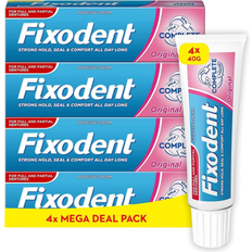 Dentures & Dental Splints Fixodent Complete Denture Adhesive Cream 4x40g