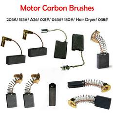 Well-Plus Mart, SagaSave 10pcs Motor Carbon Brushes Replacement for Electric Motors 7 Choice