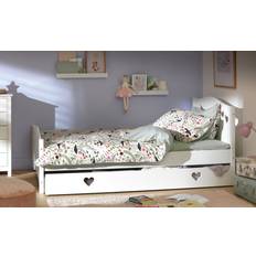 Habitat Mia Small Double Bed with Drawer - White