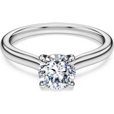 Swarovski Diamond Jewellery Swarovski Eternity Solitaire Ring - Lab-Grown Diamonds/18K White Gold