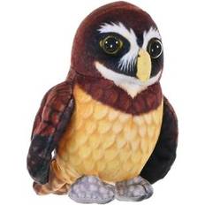 Wild Republic Wild Republic Rainforest Birds Spectacled Owl Stuffed Animal, 4.5 Inches