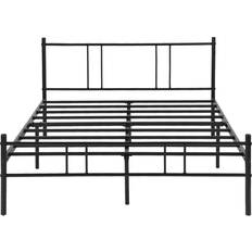 Ebern Designs Bed Frame - Black Double 4'6