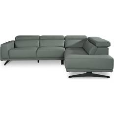 Metro Lane Costan Vegan Leather Corner Sectional 90 cm H X 281 cm W X 220 cm D Sofa