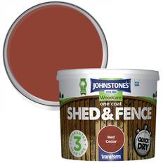 Johnstones One Coat Shed and Fence Paint - Red Cedar