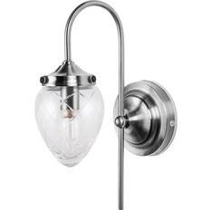 Globen Lighting Juni Clear/Steel Wandlampe
