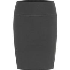 Miniröcke - Slim-fit Kaffe Penny Skirt - Black Oyster