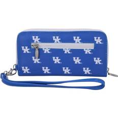 Wallets & Key Holders Eagles Wings Kentucky Wildcats Zip-Around Wristlet - Blue