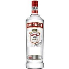 Smirnoff Red Label Vodka Price Marked, 1 L