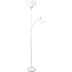 Floor Lamps & Ground Lighting Creekwood Home Essentix 71.5" Metal with Round Shades CWF-3000-WH Floor Lamp