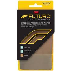 Futuro Moderate Compression Ultra Sheer Knee Highs, Nude, Large CVS