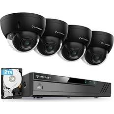 Amcrest 5MP Security Camera System NV4108E-IP5M-D1188EB4-2TB 2TB