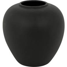 Atmosphera Rily Black Vase 22cm