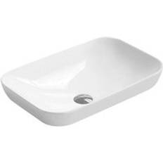 Rectangular 1 Tap Hole Countertop Vessel 520 mm