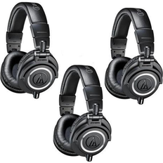 Audio-Technica ATH-M50x Professional Monitor Headphones 3 Pack