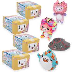 Lankybox Mini Mystery Plush, Series 2, 4 Pack, Collectible Blind Mini Plush, Officially Licensed Merch