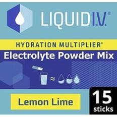 Liquid Iv Hydration Multiplier Electrolyte Powder Mix Lemon Lime 15 Sachets
