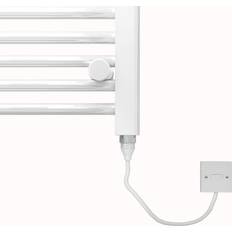 Heated Towel Rails Symple Stuff Ailisha Vertical Straight Towel Rail 100 cm H X 50 cm W X 3 cm D White