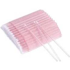 Shein 100pcs Disposable Makeup Brush Miniature Smudge Brush, 100pcs Flexible Ultra-Fine Mascara Wand For Mascara Brush, Eyebrow Brush, Makeup Brush, Eyelash Comb