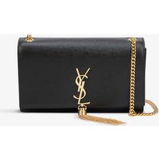 Saint Laurent Bags Saint Laurent Womens Black/gold Kate Chain-tasselled Medium Leather Shoulder Bag 15x24x6cm BLACK/GOLD