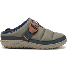 Green - Men Clogs Chaco Men's Ramble Rugged Canvas Clog Dusty Olive, Width