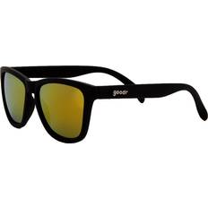 Goodr Women Sunglasses Goodr Whiskey Shots With Satan - Black/Yellow