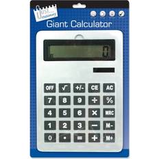 Calculators Just Stationery 6169 Giant A4 Calculator 210 x 295mm,Silver