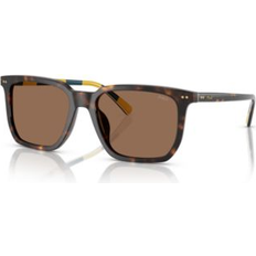 Polo Ralph Lauren Unisex Sunglasses Polo Ralph Lauren Ph4224U Shiny Dark Havana Sunglasses - Dark Brown