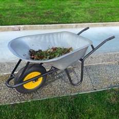 Neo 120L Heavy Duty Solid Wheelbarrow Trolley Tyre Puncture Proof