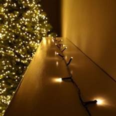 Battery Powered Christmas Tree Lights LED Premier 600 led 60m - Amber - Orange Christmas Tree Light