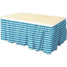 Oktoberfest Pöytäkoristeet Beistle Oktoberfest plastic table skirting oktoberfest party supplies decorations Blue 6.4 ounces