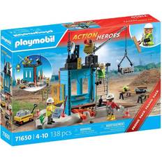 Playmobil Action Heroes Construction Site Promo Pack 71650