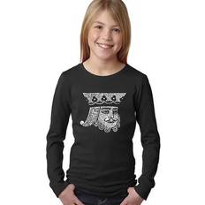 Board Games LA Pop Art King of Spades Girl's Word Long Sleeve