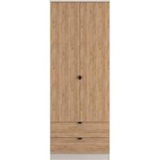 Welcome Furniture Ready Assembled Bora 2 Drawer Double Wardrobe