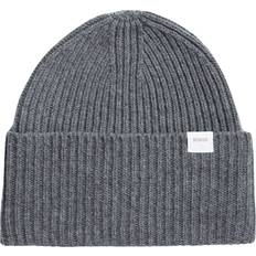 Norse Projects Kläder Norse Projects Standard Merino Lambswool Beanie Herr Hattar & Mössor One Från Magasin Grey Melange One size