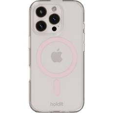Holdit iPhone 16 Pro MagSafe deksel rosa