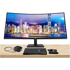 HP 3440x1440 (UltraWide) Monitors HP P34HC G4 Curved 34 inch 2-Pack Bundle